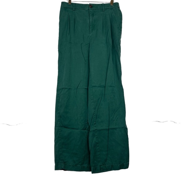 LOFT 2023 Emory Green Wide Leg Trousers - Picture 2 of 7